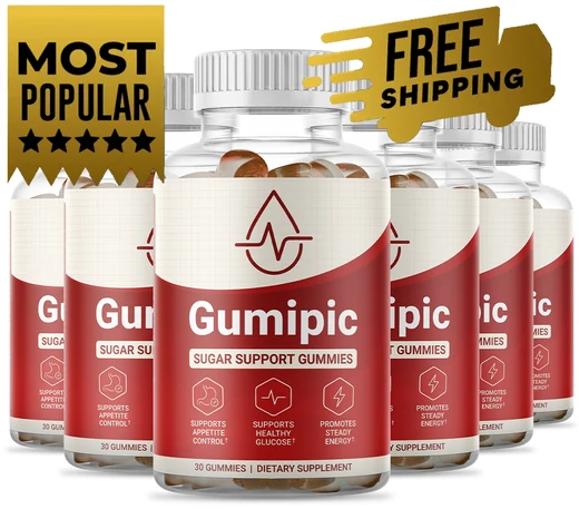Gumipic bottles, six to a package